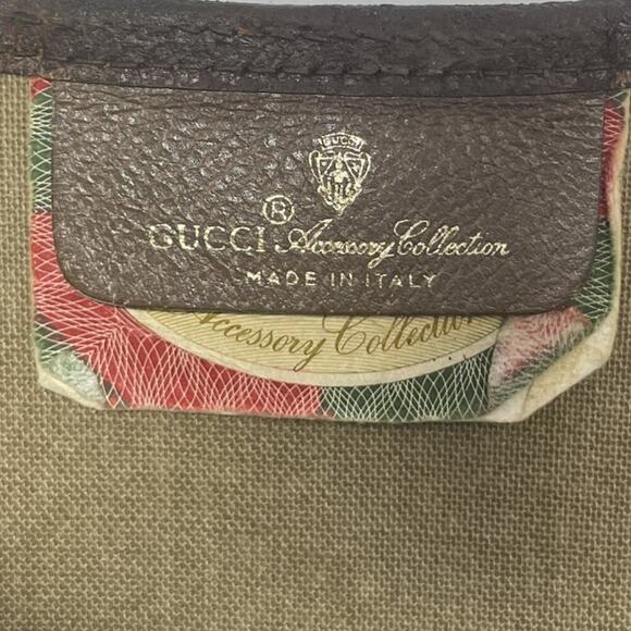 Gucci Bag Shoulder Tote Purse GG Logo  Guccissima Monogram Brown Leather Canvas - Picture 9 of 11